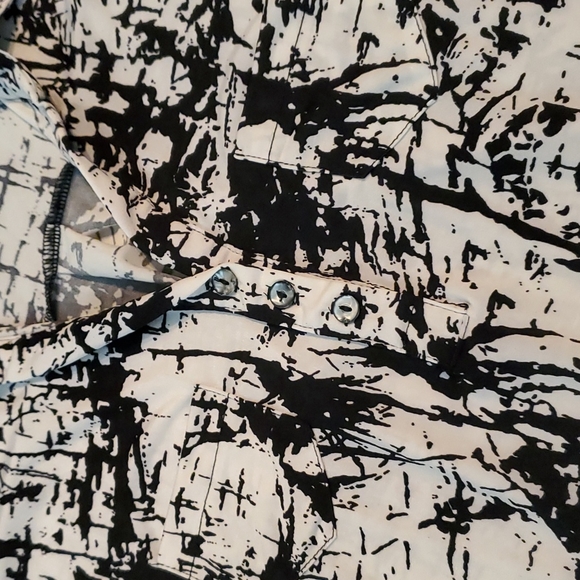 Xl Splattered collared top - Picture 2 of 5